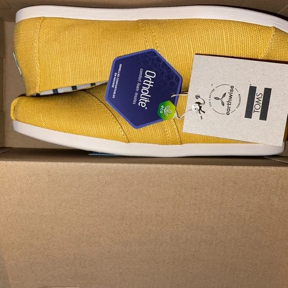 TOMS Alpargata Heritage Canvas in Marigold-SOLD - Picture 3 of 6